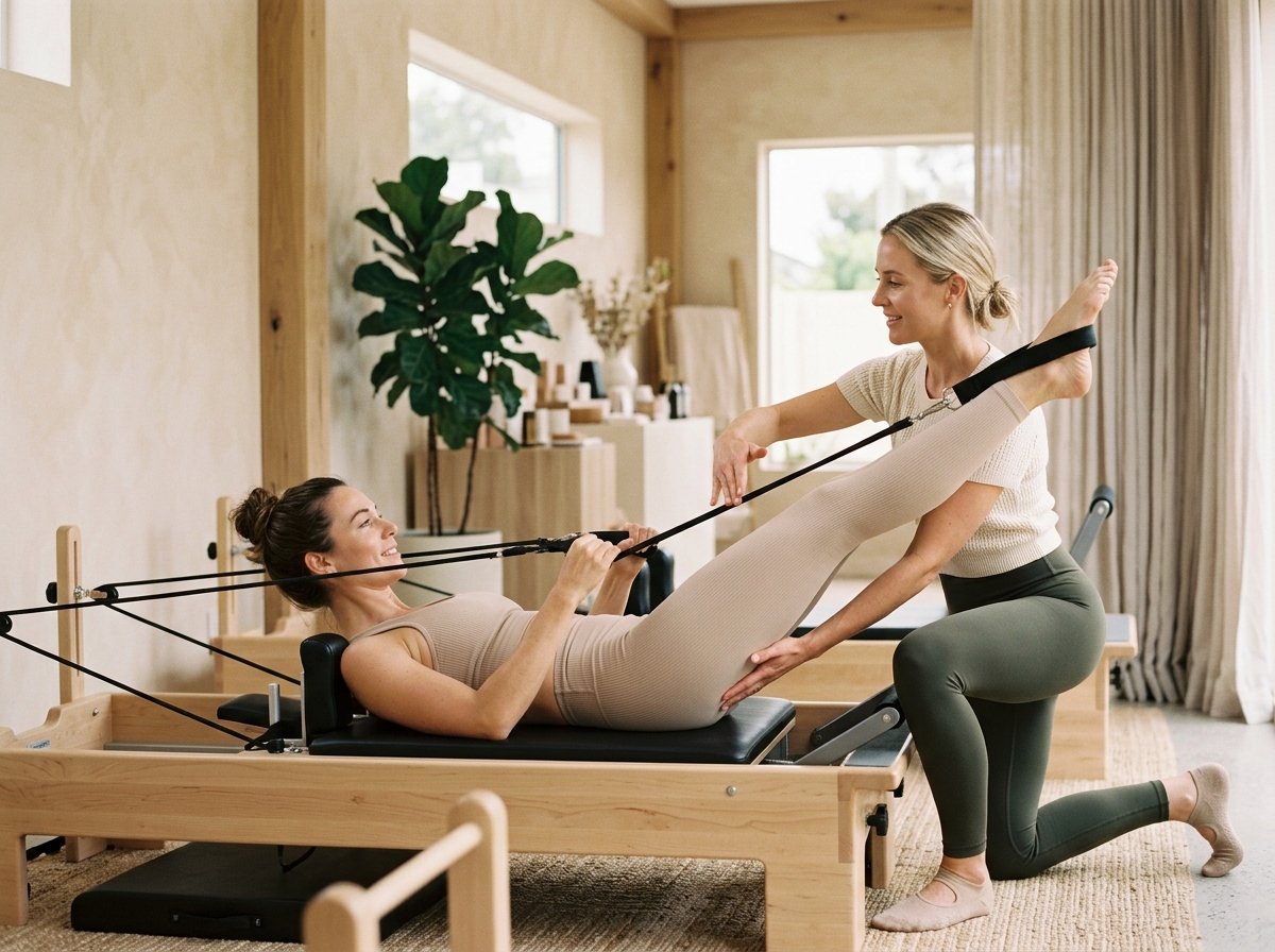 Private reformer Pilates class